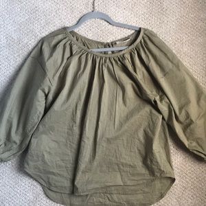 Everlane Air Ruched Blouse size 2